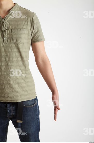 Arm Man Animation references White Casual T shirt Athletic