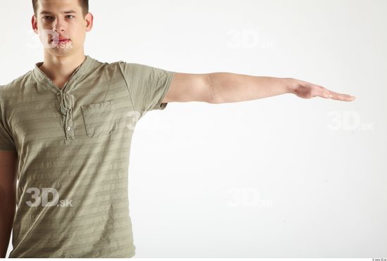 Arm Man Animation references White Casual T shirt Athletic