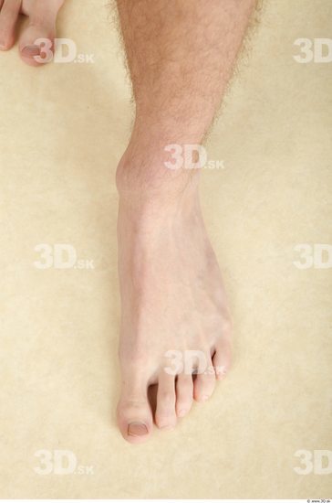 Foot Whole Body Man Nude Casual Slim Studio photo references