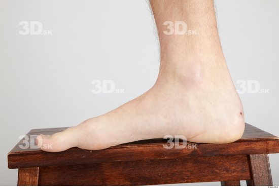 Foot Whole Body Man Nude Casual Slim Studio photo references