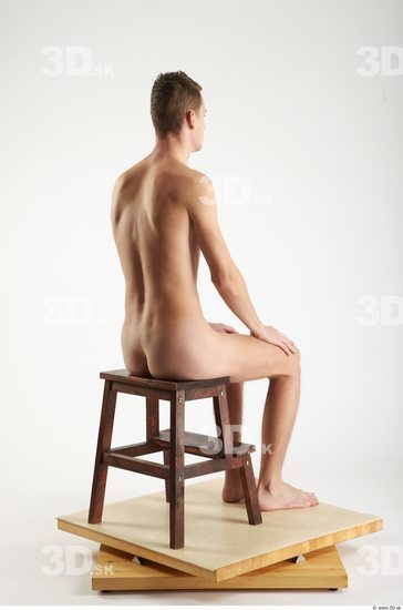 Whole Body Man Artistic poses White Nude Slim