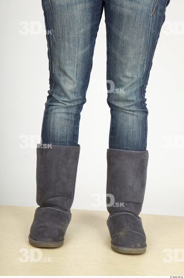 Calf Whole Body Woman Casual Boot Average Studio photo references