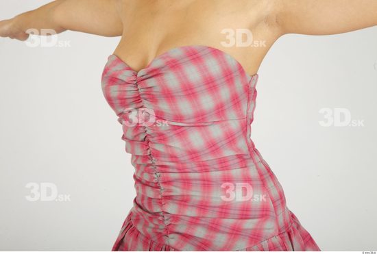 Chest Whole Body Woman Casual Dress Average Studio photo references