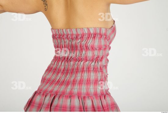 Whole Body Back Woman Casual Dress Average Studio photo references