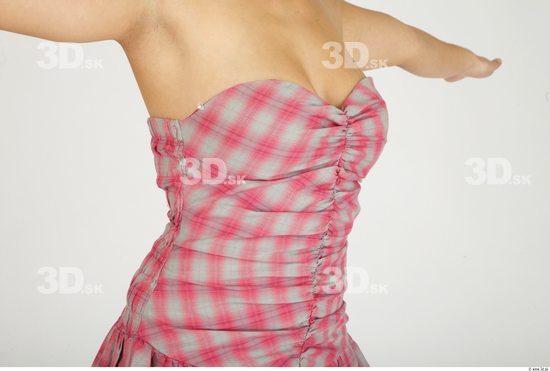 Chest Whole Body Woman Casual Dress Average Studio photo references