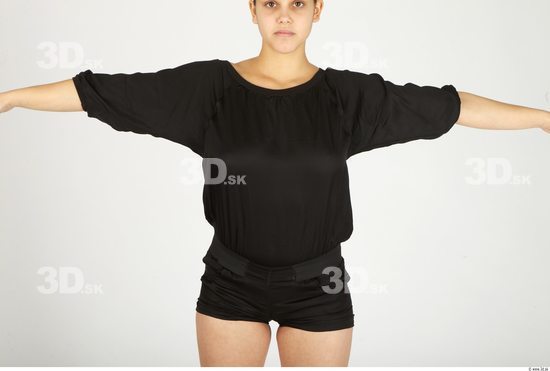 Upper Body Whole Body Woman Casual Overal Average Studio photo references