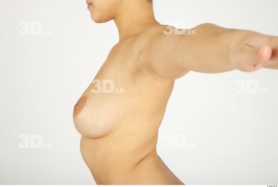 Chest Whole Body Woman Nude Casual Average Studio photo references