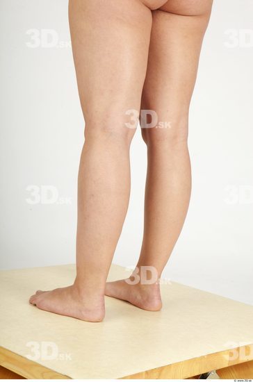 Calf Whole Body Woman Nude Casual Average Studio photo references