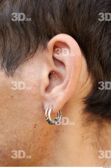 Ear Man White Jewel Slim