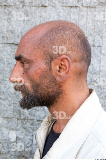 Head Man Casual Slim Bald Street photo references