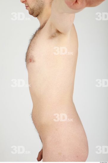 Upper Body Whole Body Man Nude Casual Average Studio photo references