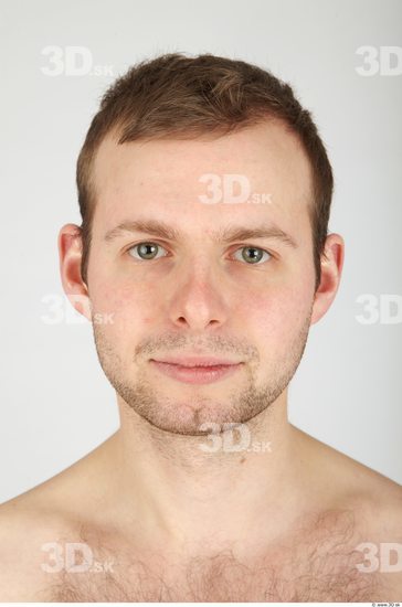 Whole Body Head Man Casual Average Bearded Studio photo references