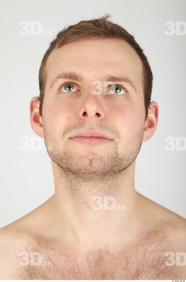 Whole Body Head Man Casual Average Bearded Studio photo references