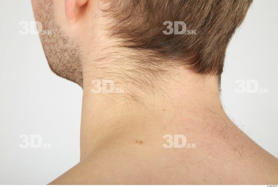 Neck Whole Body Man Nude Casual Average Studio photo references