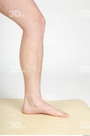 Calf Whole Body Man Nude Casual Average Studio photo references