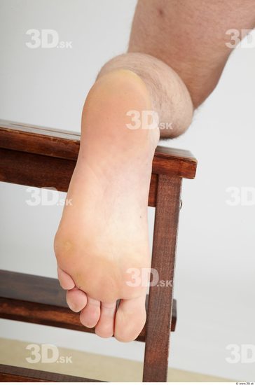 Foot Whole Body Man Nude Casual Average Studio photo references