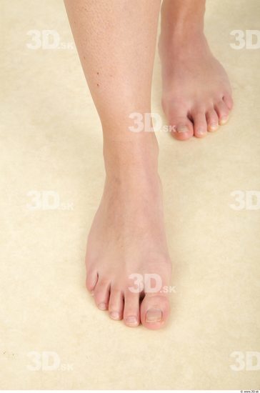 Foot Whole Body Woman Nude Casual Slim Studio photo references