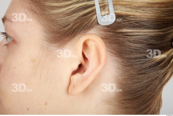 Ear Whole Body Woman Formal Slim Studio photo references