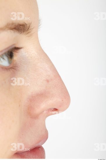 Nose Whole Body Woman Formal Slim Studio photo references