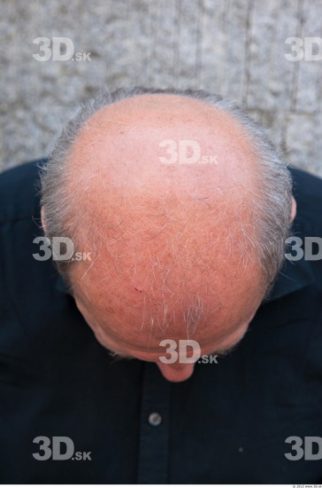 Head Man White Overweight Bald