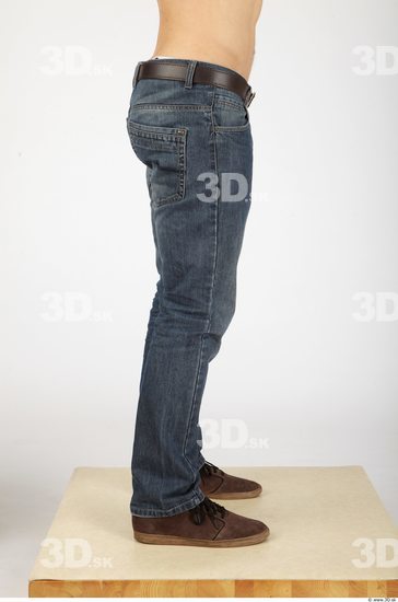 Leg Whole Body Man Casual Jeans Athletic Studio photo references