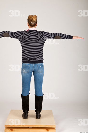 Whole Body Woman T poses Casual Athletic Studio photo references
