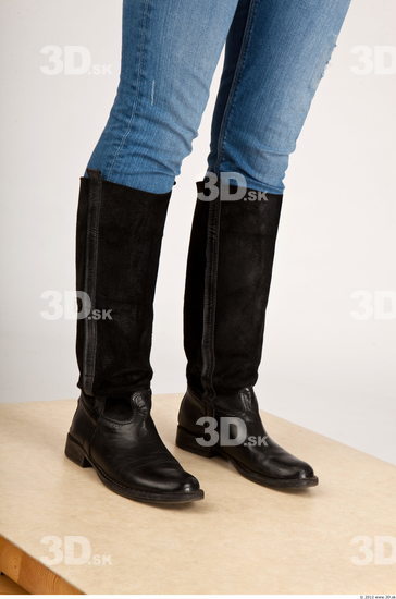 Calf Whole Body Woman Casual Boot Athletic Studio photo references