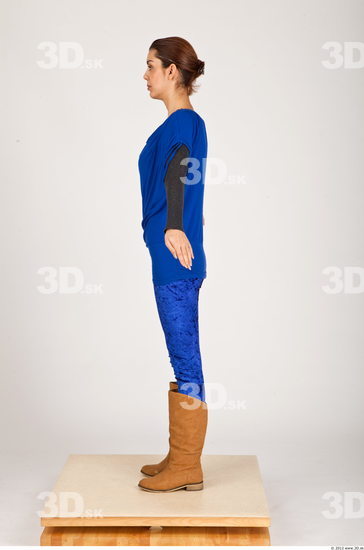 Whole Body Woman Casual Slim Studio photo references