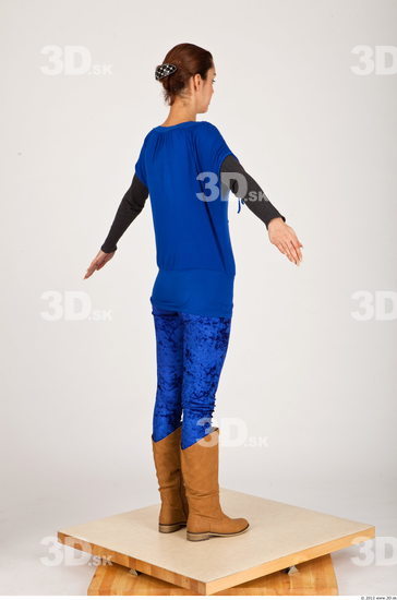 Whole Body Woman Casual Slim Studio photo references