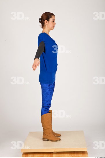 Whole Body Woman Casual Slim Studio photo references