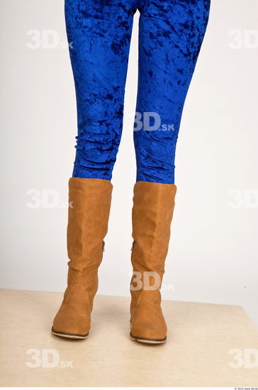 Calf Whole Body Woman Casual Boot Slim Studio photo references