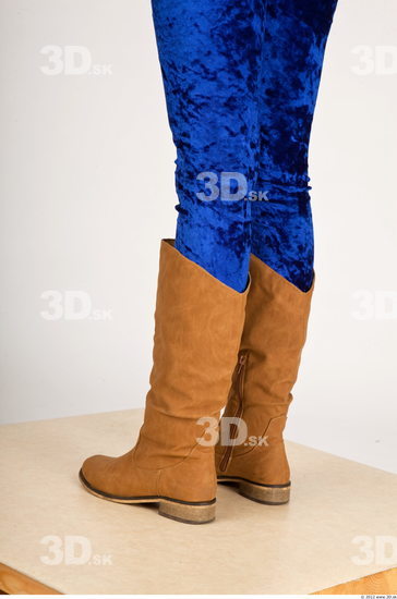 Calf Whole Body Woman Casual Boot Slim Studio photo references