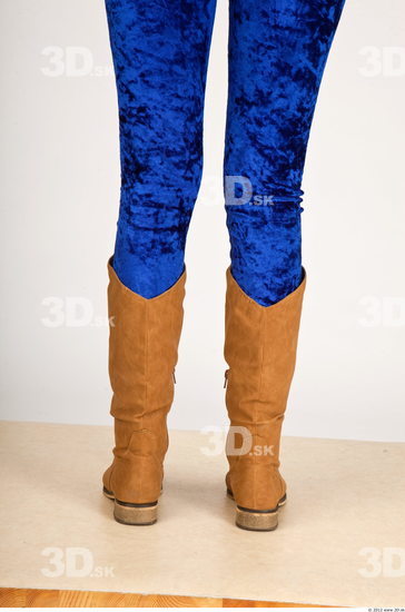 Calf Whole Body Woman Casual Boot Slim Studio photo references