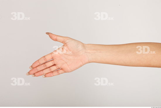 Hand Whole Body Woman Casual Slim Studio photo references