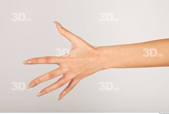 Hand Whole Body Woman Casual Slim Studio photo references