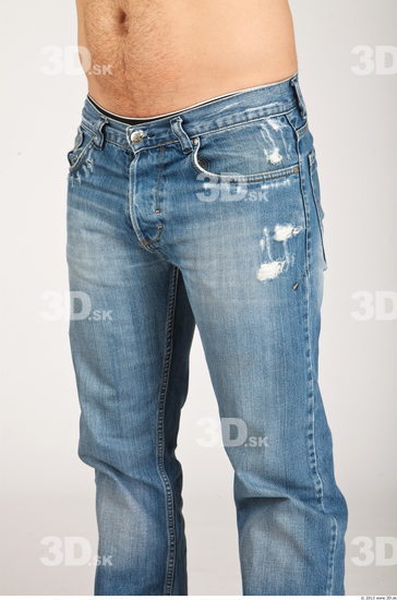 Thigh Whole Body Man Casual Jeans Average Studio photo references