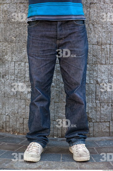 Leg Head Man Casual Jeans Slim Street photo references