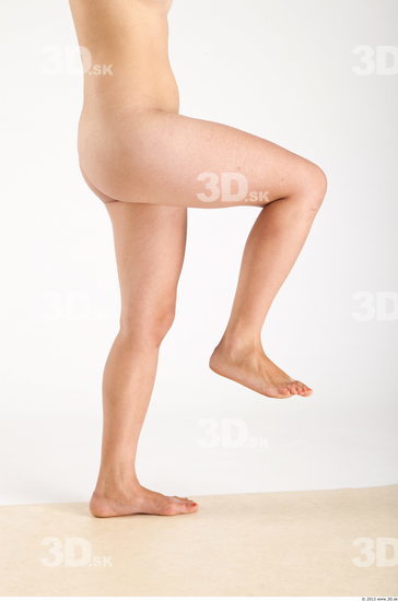 Leg Whole Body Woman Animation references Asian Nude Casual Average Studio photo references