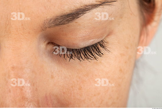 Eye Whole Body Woman Casual Slim Studio photo references