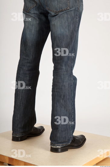 Calf Whole Body Man Casual Jeans Slim Studio photo references