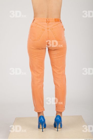 Leg Whole Body Woman Casual Trousers Slim Studio photo references