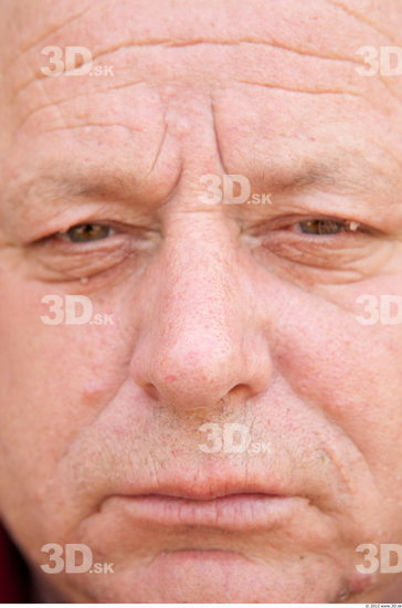 Nose Head Man Casual Slim Overweight Wrinkles Street photo references