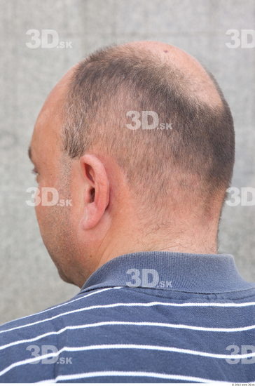 Head Hair Man Casual Slim Average Bald Street photo references