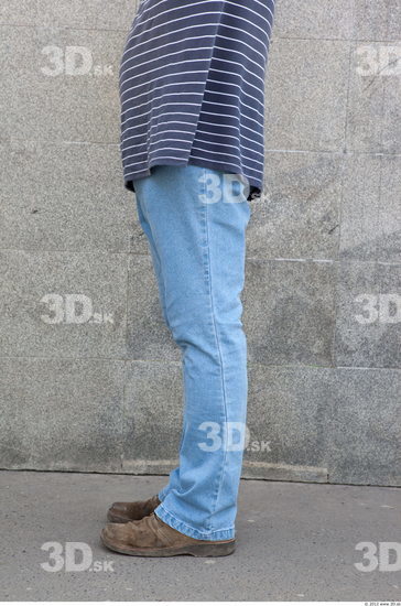 Leg Head Man Casual Jeans Slim Average Street photo references