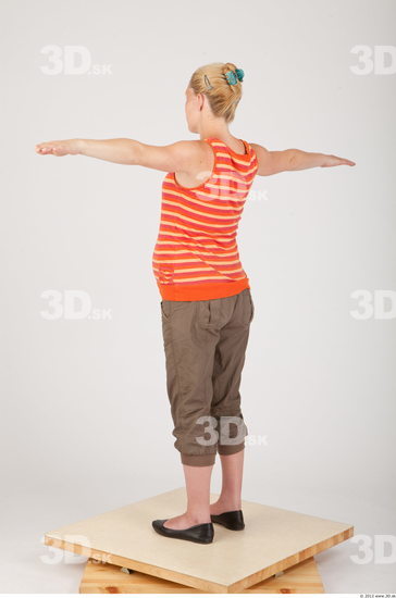 Whole Body Woman T poses Casual Pregnant Studio photo references