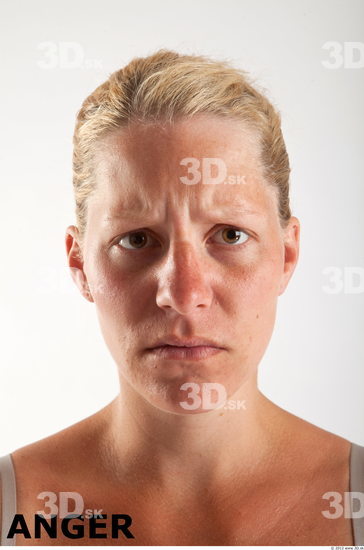 Phonemes Emotions Woman Studio photo references