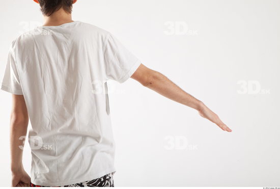 Arm Man Animation references White Sports T shirt Slim