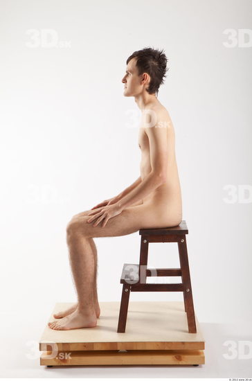 Whole Body Man Artistic poses White Nude Slim