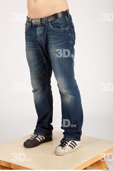 Leg Whole Body Man Animation references Casual Jeans Average Studio photo references