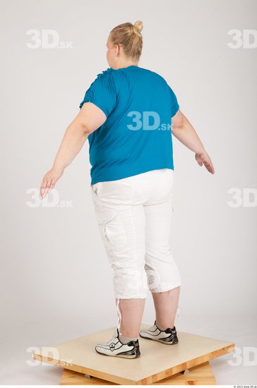 Whole Body Woman Animation references Casual Overweight Studio photo references